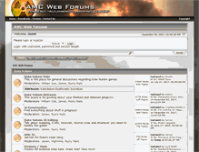 Tablet Screenshot of amcwebforums.com